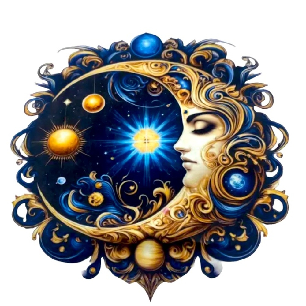 Celestial Moon Graphic Tee